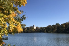 Konopiště v modři a zlatě