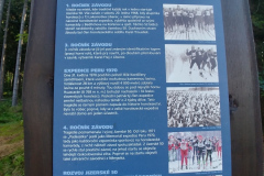 Informační tabule k Jizerské 50