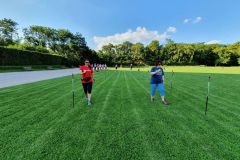 Slalom s tenisákem