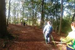 Měkké stezky v Oboře Hvězda jsou pro nordic walking jako stvořené!