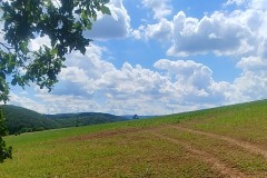 Vystoupali jsme nad střechu Karlštejna :)