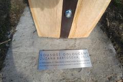 Sousoší Odloučení na Stezce svobody nedaleko Mikulova