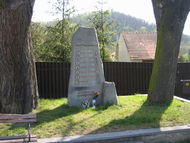 Památník obětem 1. a 2. světové války, Chrustenice