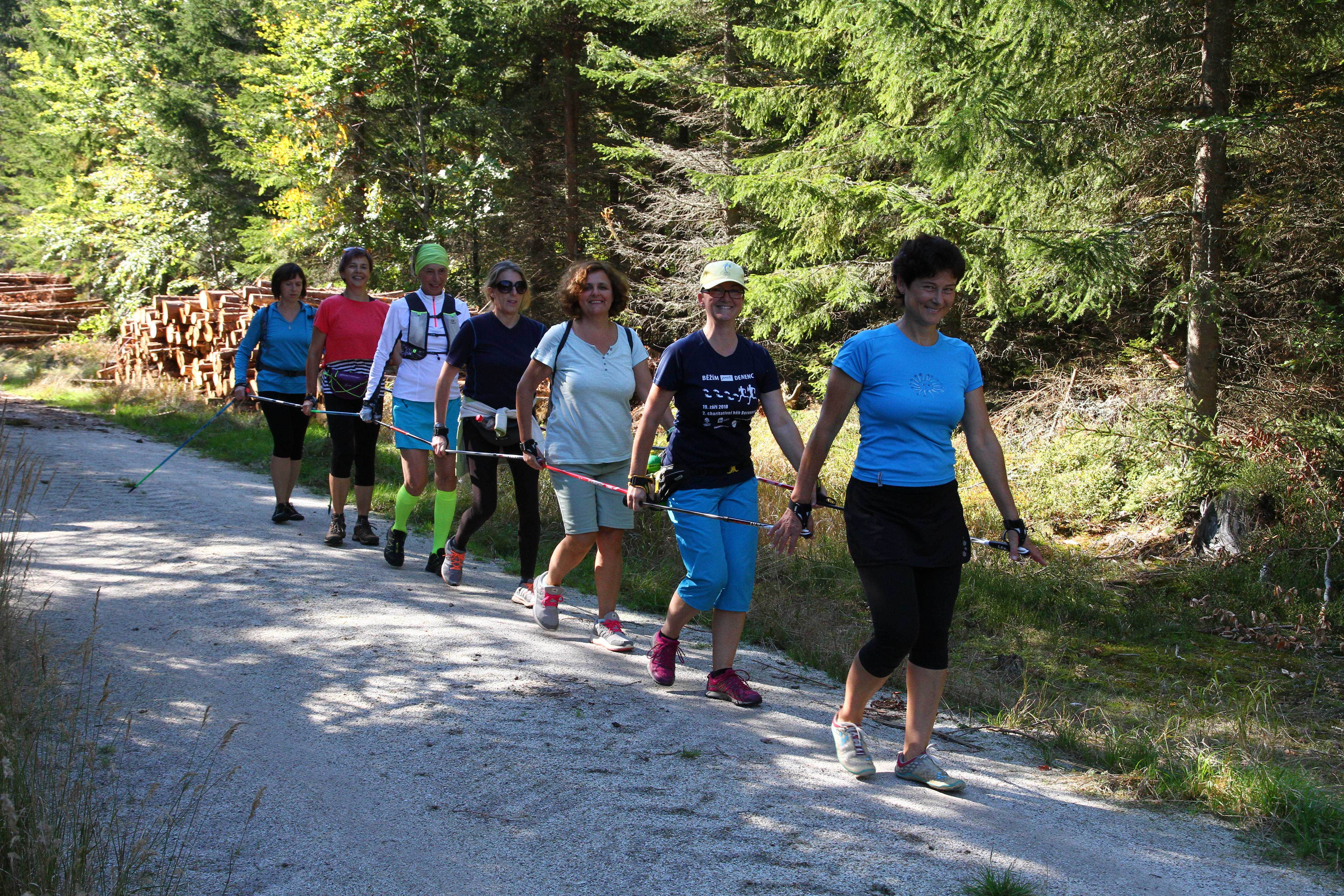 Synchronizace a koordinace spojená s ženskostí a elegancí :) Nordic walking je opravdu všestranně prospěšný pohyb!