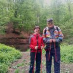 Nevidomý Martin a Lenka Křivánková u jezírka nad Řevnicemi. Foto: Ivana Černíková