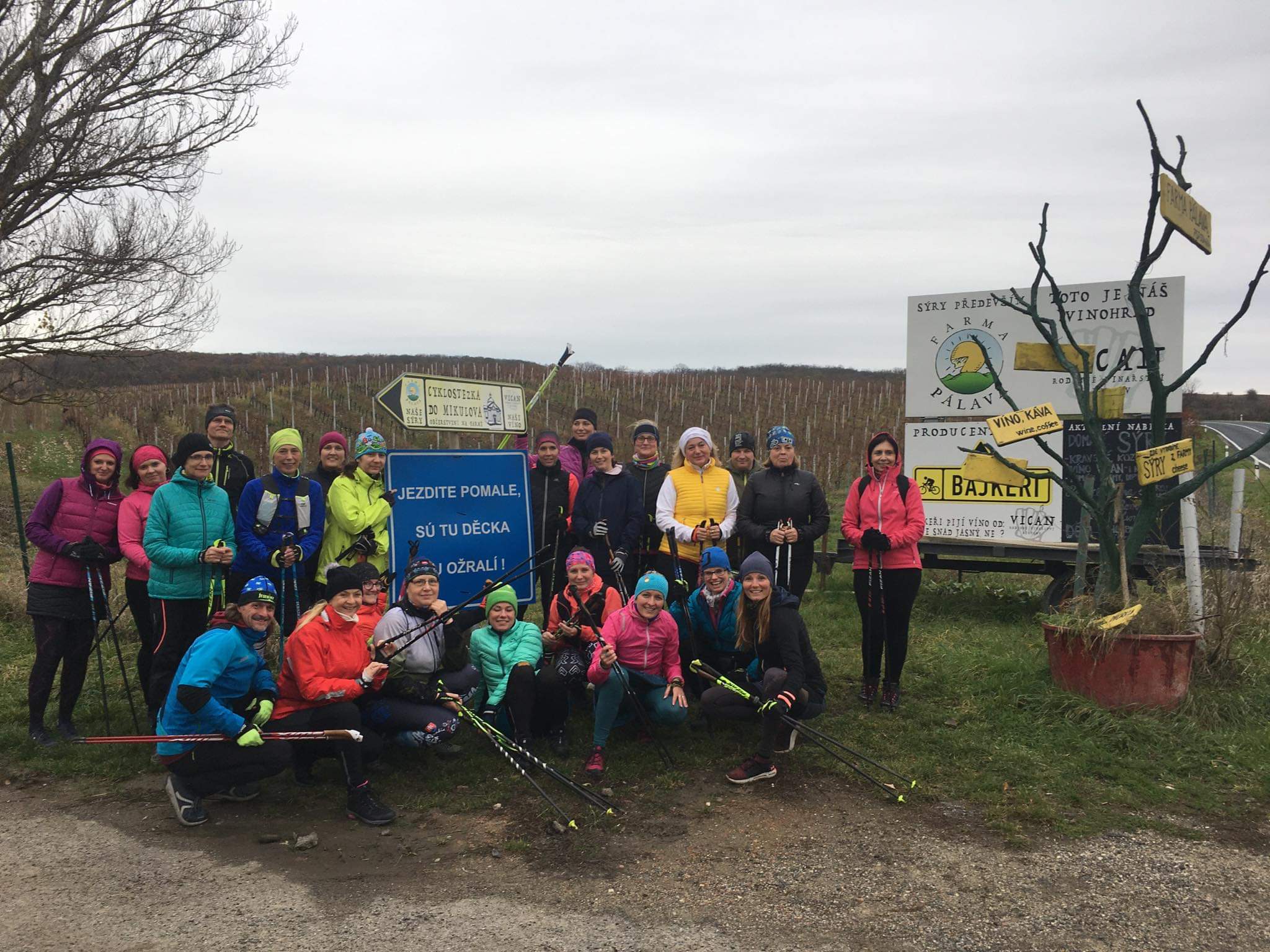 Zastávka během sobotního okruhu na workshopu Moderní NW, Mikulov 15. - 17.11.2019 | Lenka Křivánková, Nezrezneme.cz
