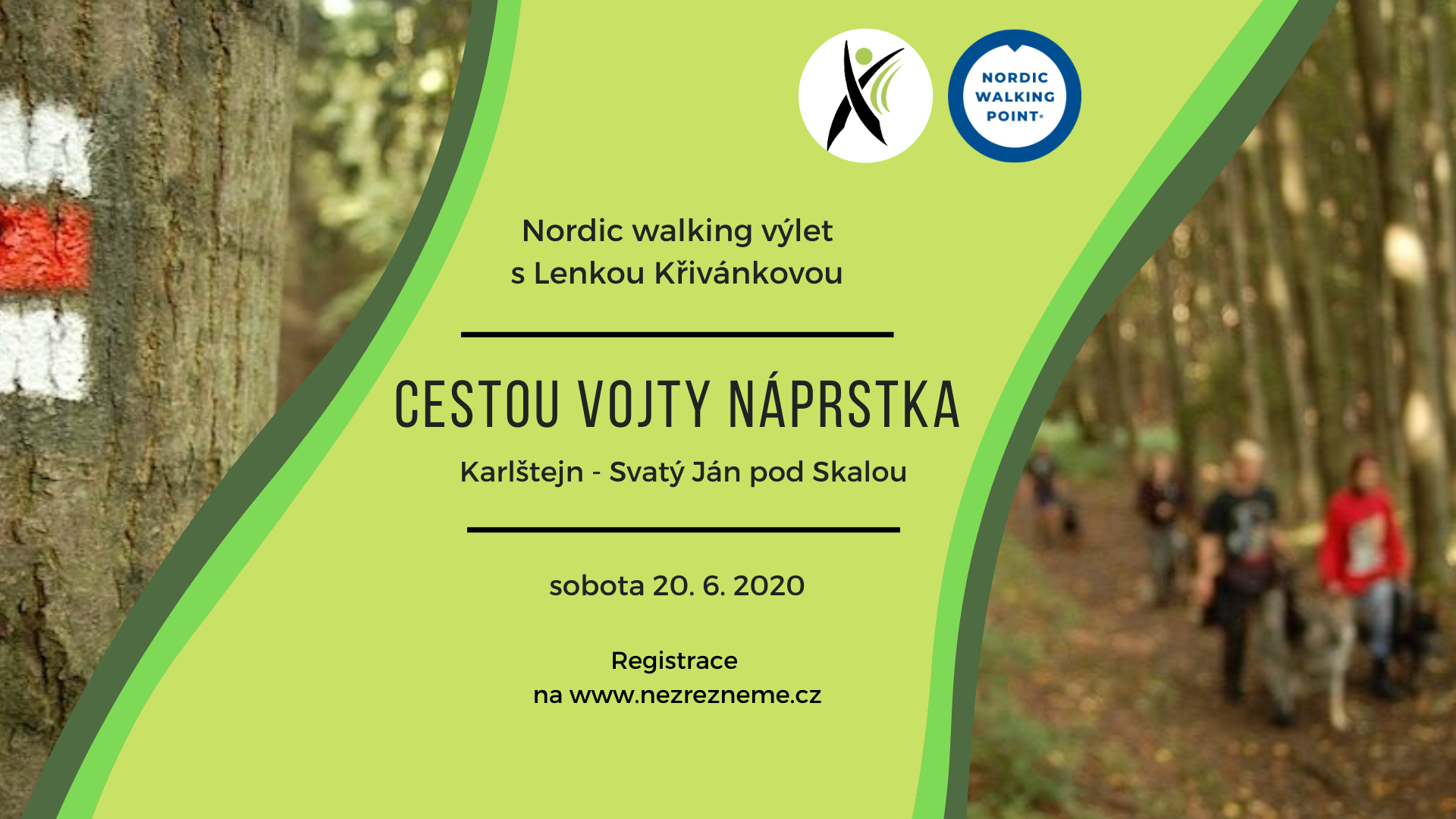 Vydejte se s námi po historicky první trase Klubu českých turistů u nás, po Cestě Vojty Náprstka z Karlštejna do Svatého Jána pod Skalou. Lenka Křivánková, Nezrezneme.cz