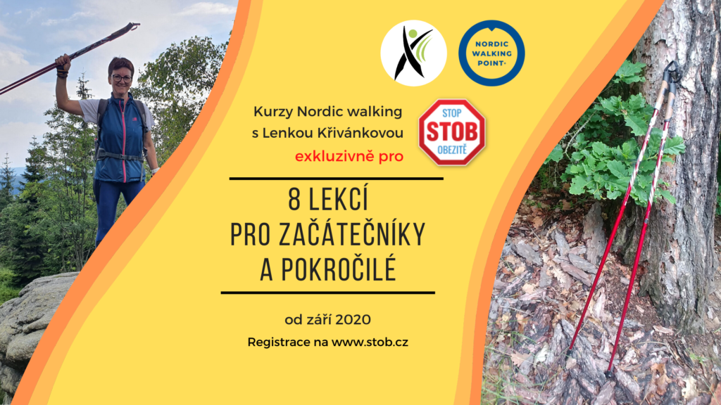 Kurz Nordic Walking tělo posílí a vyrovná jeho napětí i díky cvičením s holemi. Získáte rovnější, pružnější a pohyblivější tělo, uvolněnou mysl a celkově aktivnější, spokojenější život! Vaše instruktorka Lenka Křivánková, Nezrezneme.cz