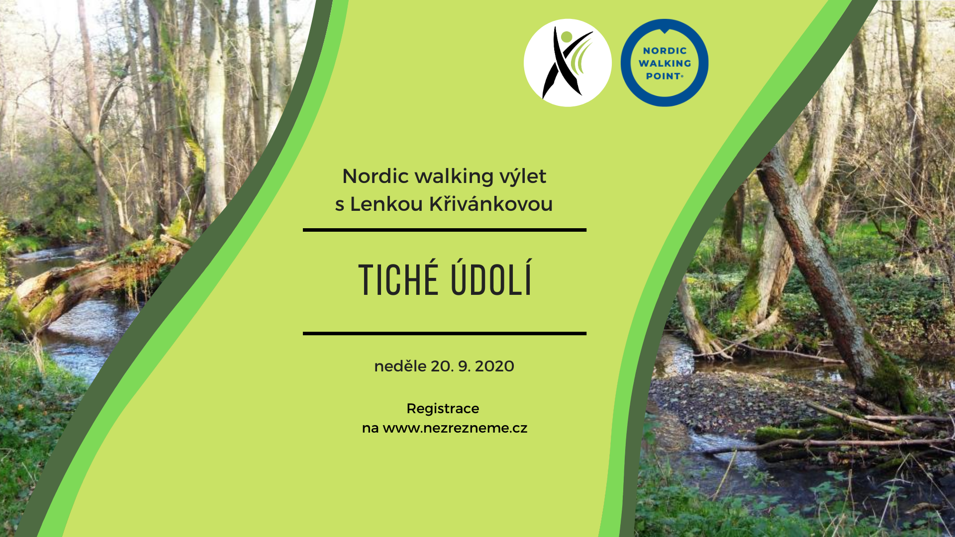 Výlet nordic walking s Lenkou Křivánkovou: Tiché údolí