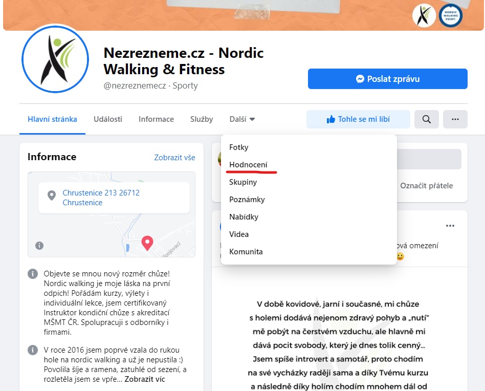 Vašich hodnocení si opravdu cením! Můžete mi je psaát na Facebook, LinkedIn, Google i e-mailem. Lenka Křivánková, Nezrezneme.cz