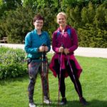 Lenka Křivánková a Jana Kyriakou | Toulky s B BRAUN Medical, nordic walking a mindfulness, Obora Hvězda, Praha 27. 5. 2021