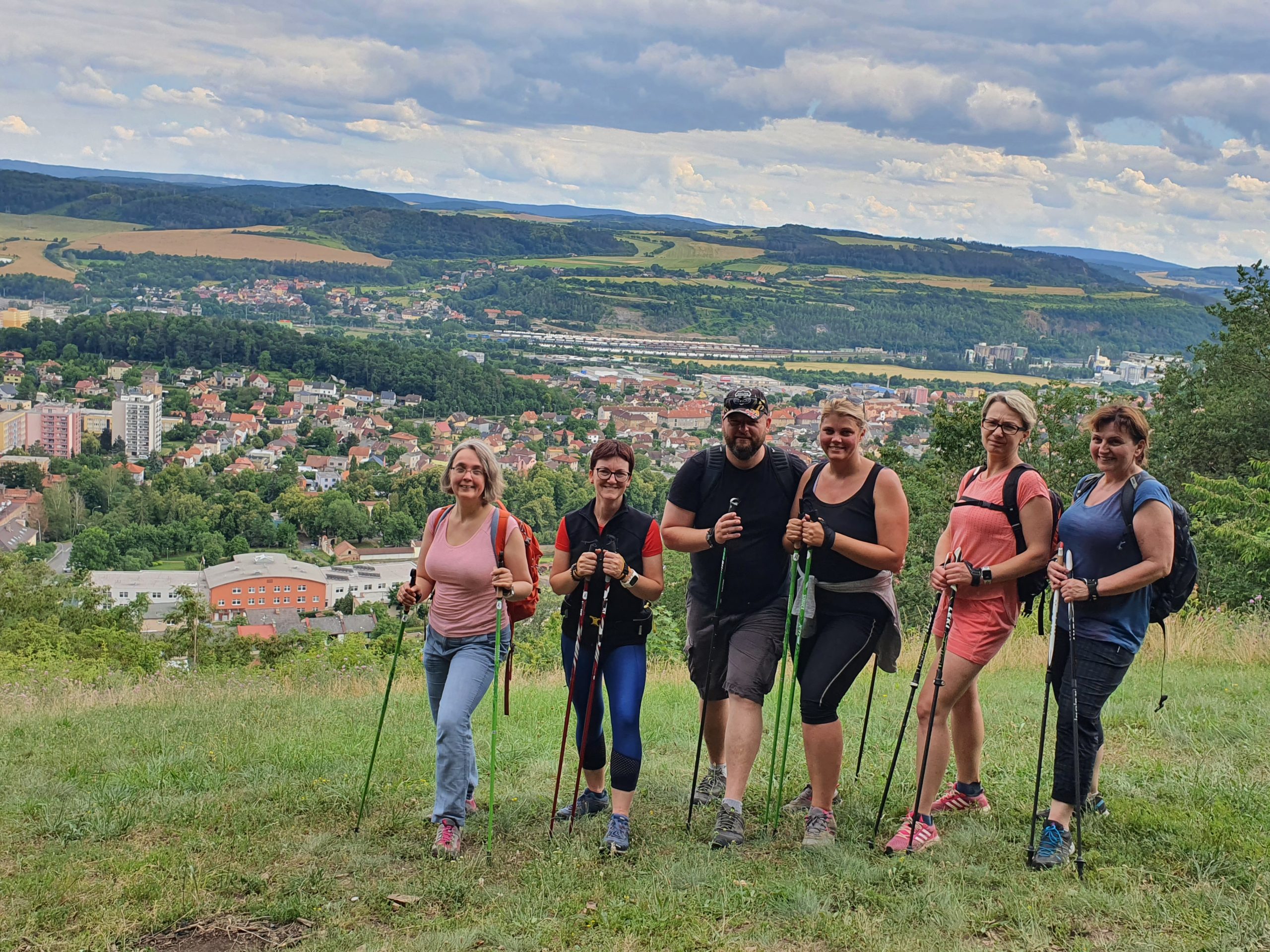 Základní kurz Nordic walking, Beroun, Talichovo údolí, Děd, kaplička