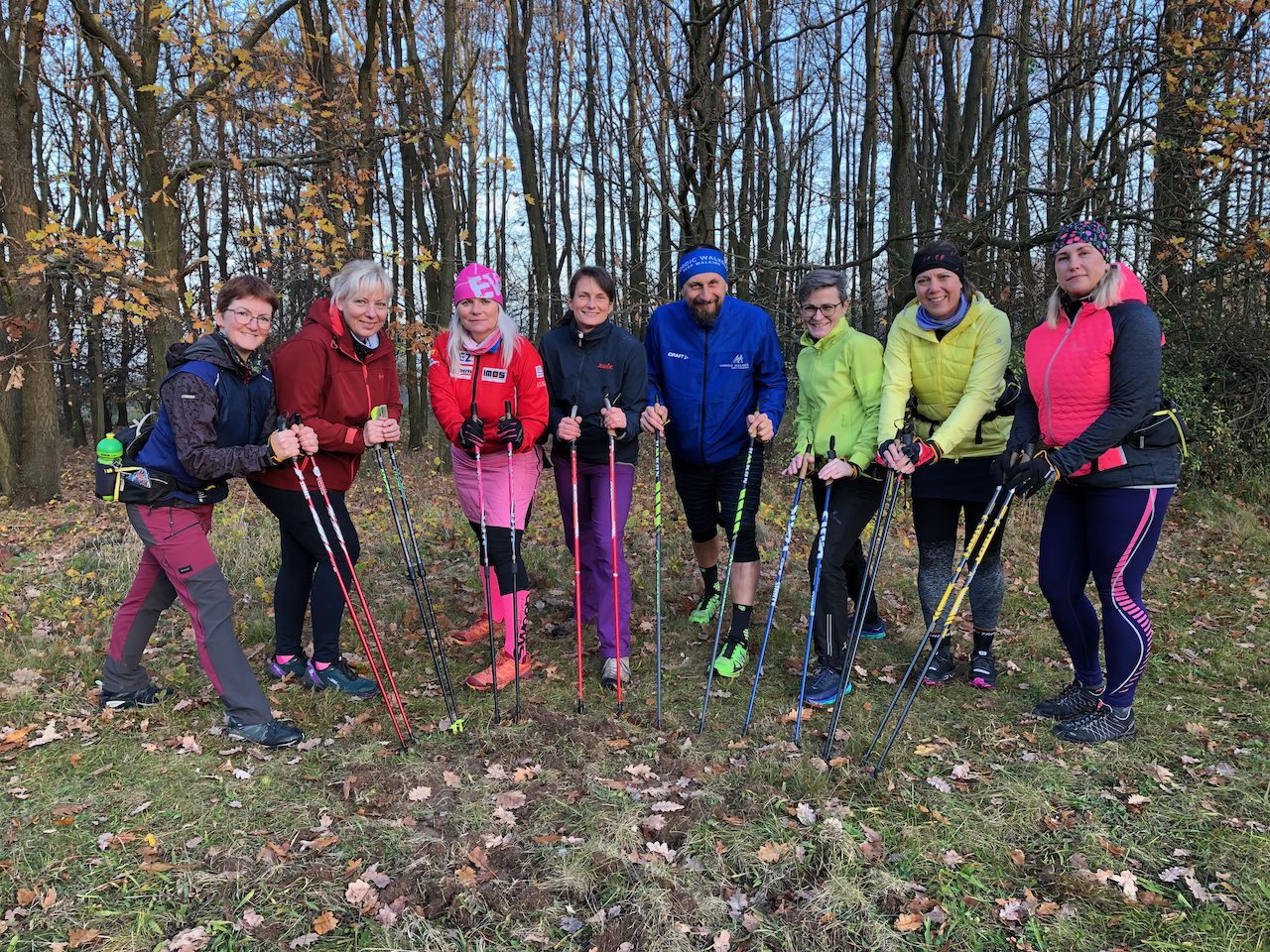 Celodenní metodický kurz Nordic Walker II. v Praze-Nebušicích 12. 11. 2022