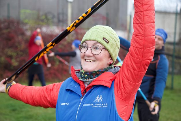 Lenka Křivánková, nadšená instruktorka Nordic walking na Berounsku a v Praze