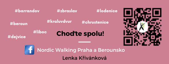 Regionální skupina Nordic Walking Praha a Berounsko na Facebooku. Spravuje Lenka Křivánková