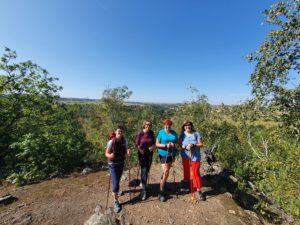 Výšlap s Nordic Walking, Tiché údolí, Alšova vyhlídka. Lenka Křivánková, Nezrezneme.cz